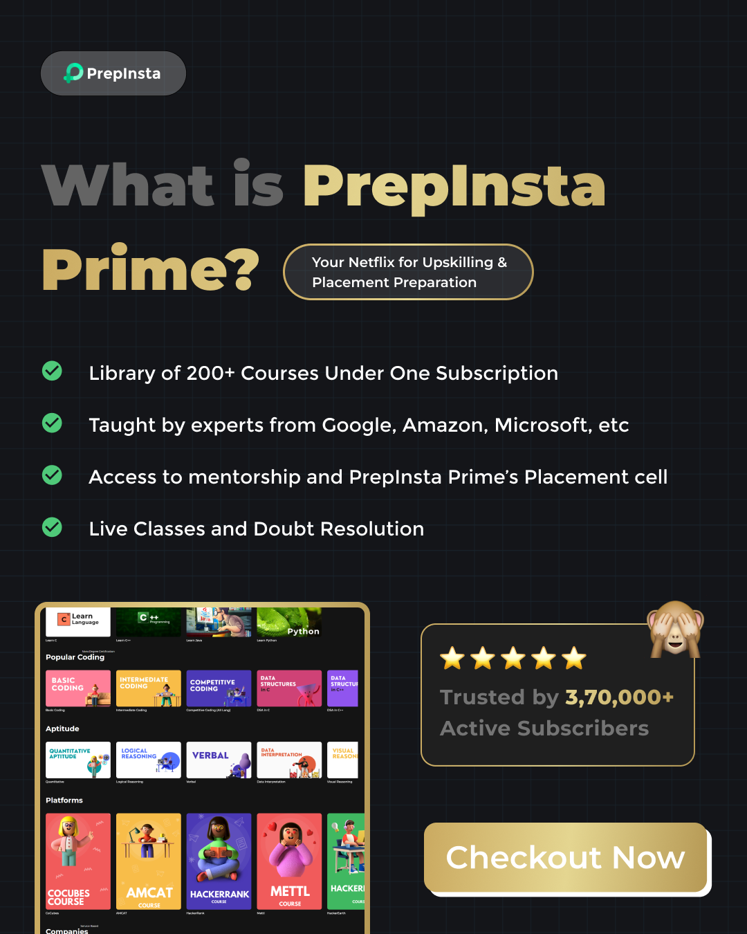 Quiz - 1 » PREP INSTA