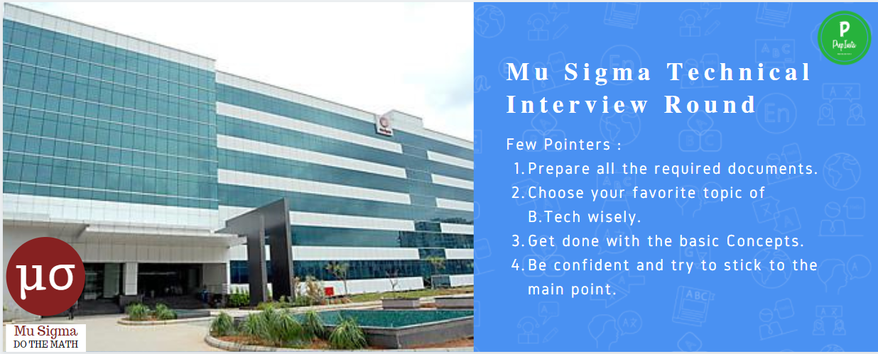 Mu Sigma Technical Interview Question and Answer