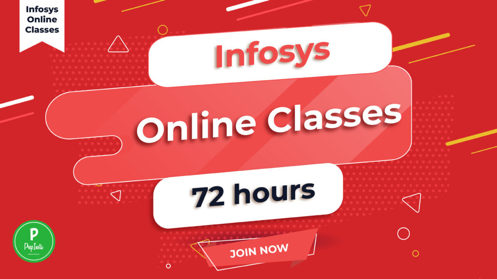 Infosys Online Classes Banner