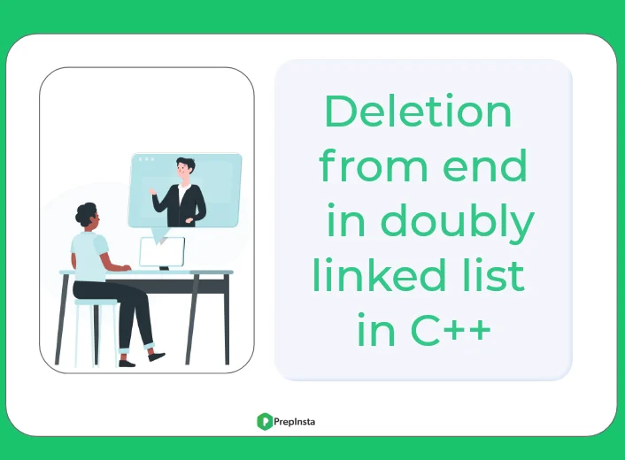 deletion from end in doubly linked list
