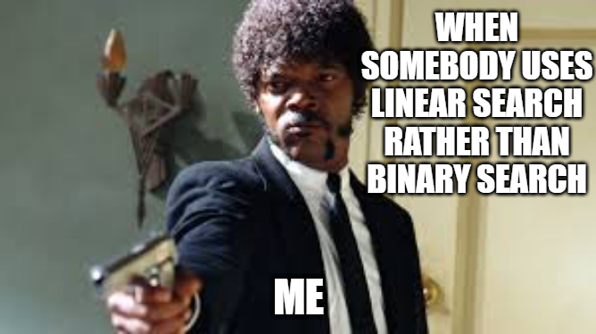 Binary Search in C++ Meme 1