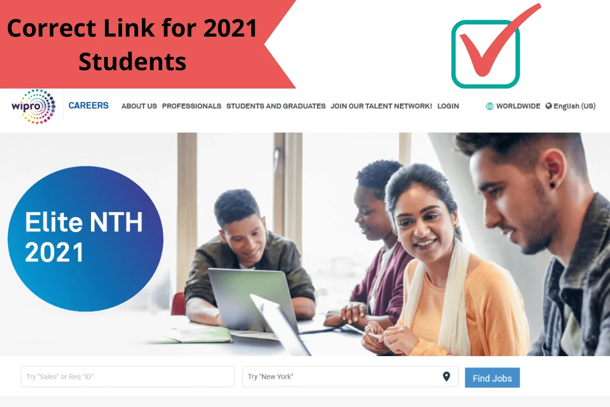 Correct Link for 2021 Students
