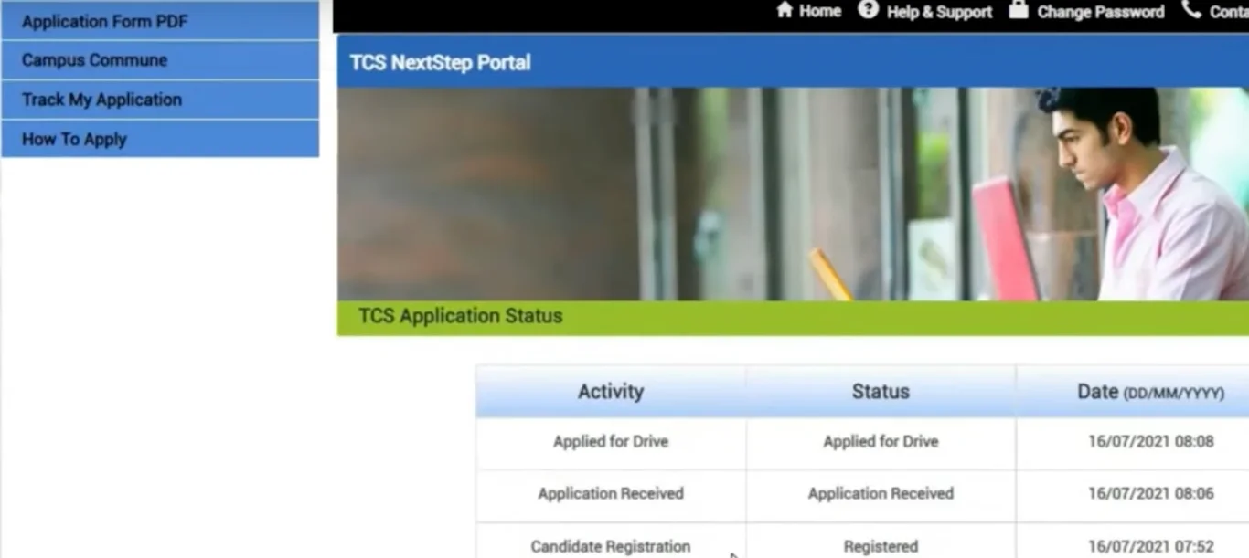 TCS NQT Registration process