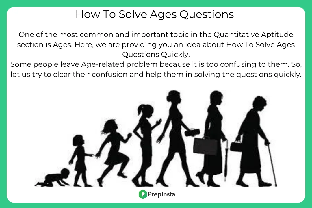 How To Solve Ages Questions Quickly