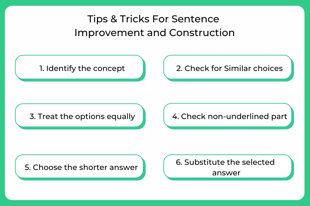 Tips And Tricks And Shortcuts For Sentence Improvement And Constructions