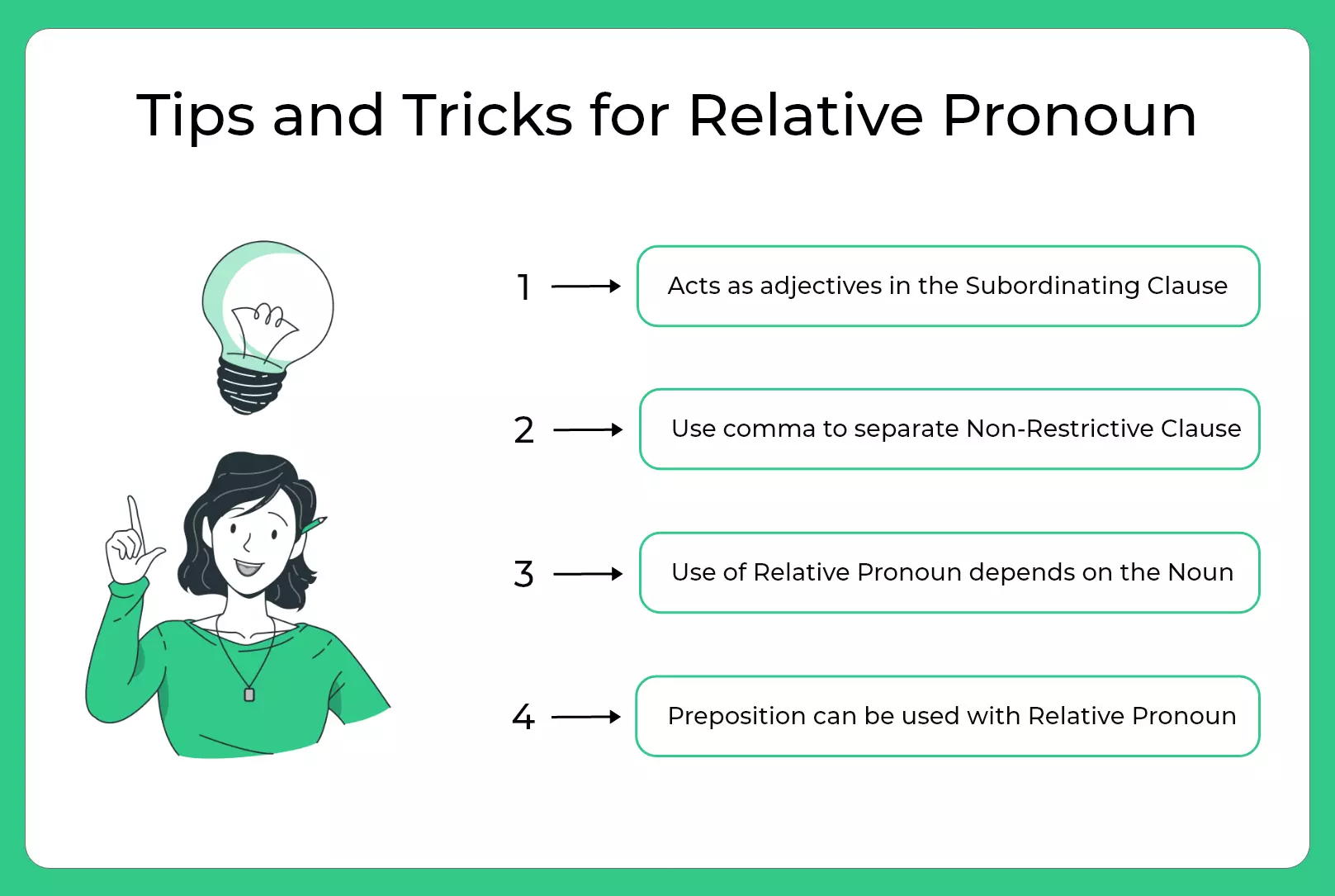 Tips and Tricks for Relative Pronoun