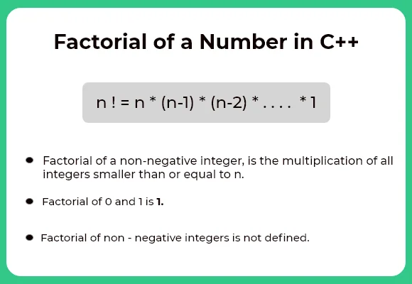 Factorial of large number