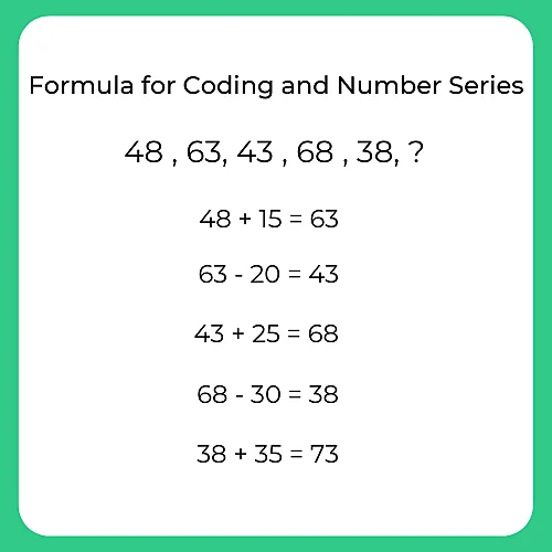 Formula for Coding and Number Series