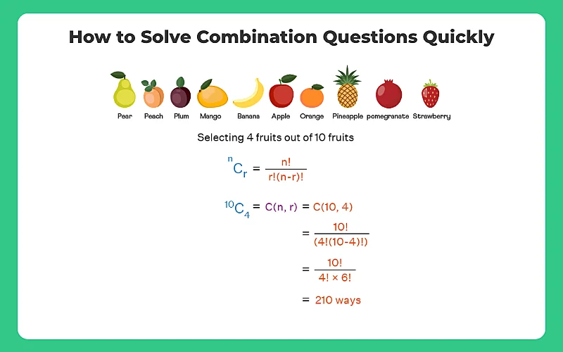 How to Solve Combination Questions Quickly