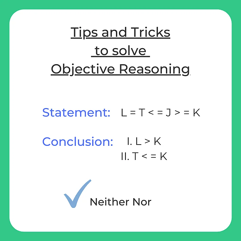 Shortcuts for Objective Reasoning