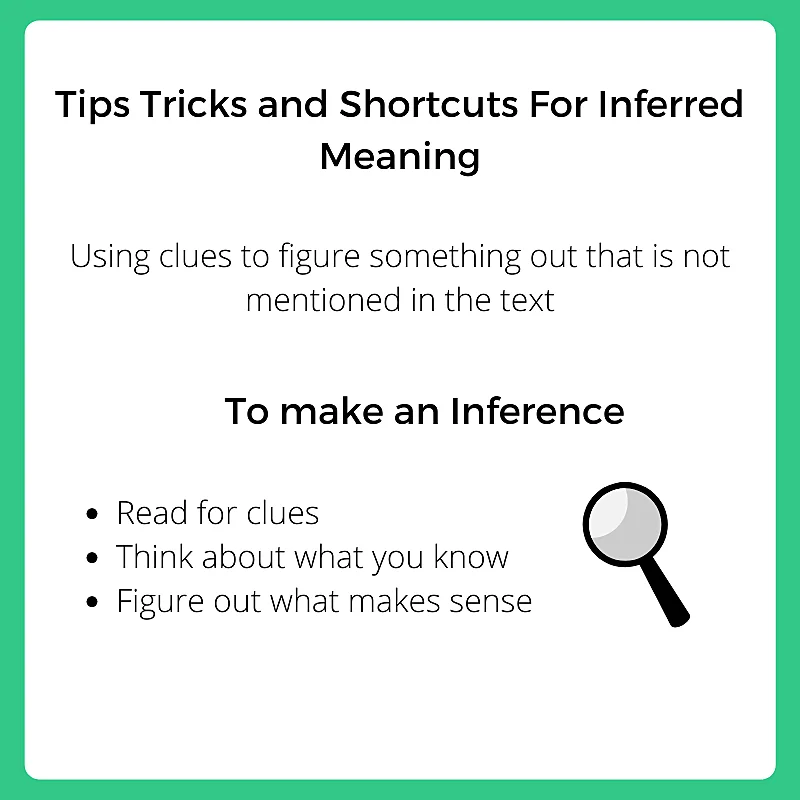 Tips Tricks and Shortcuts for Inferred Meaning