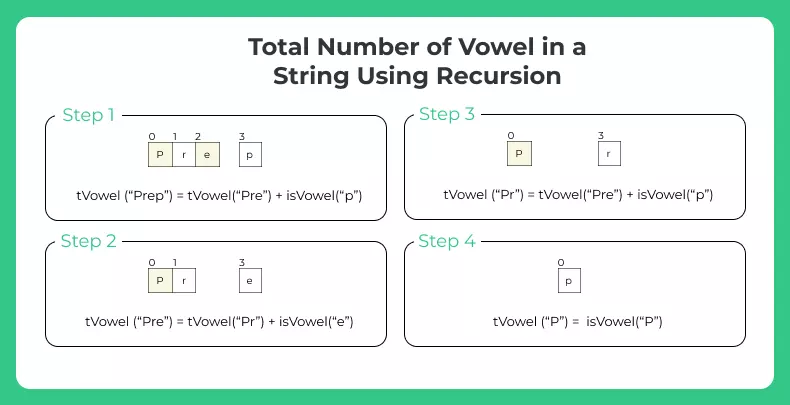 Program count the number of vowels