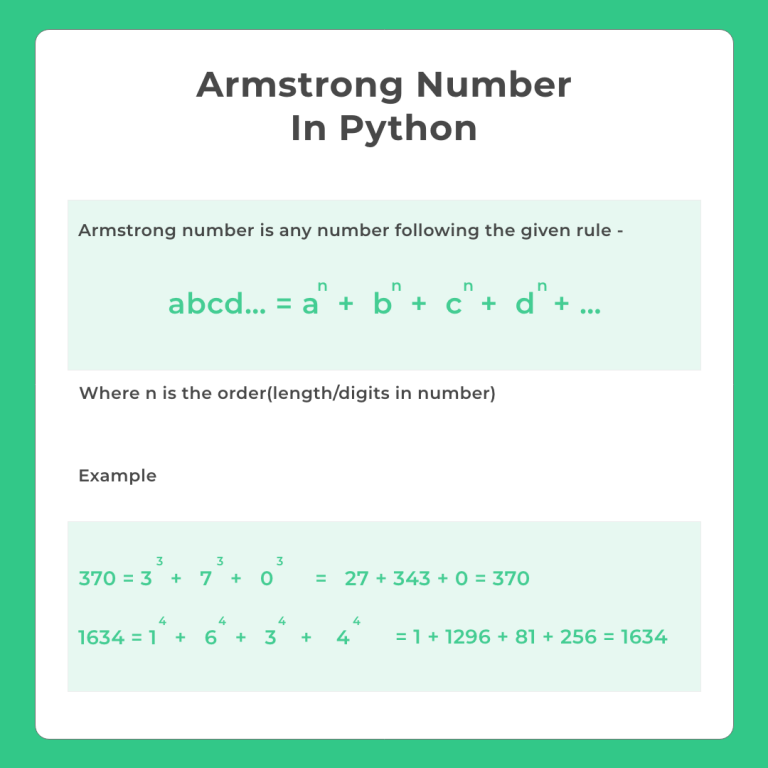 armstrong-number-in-python-prepinsta