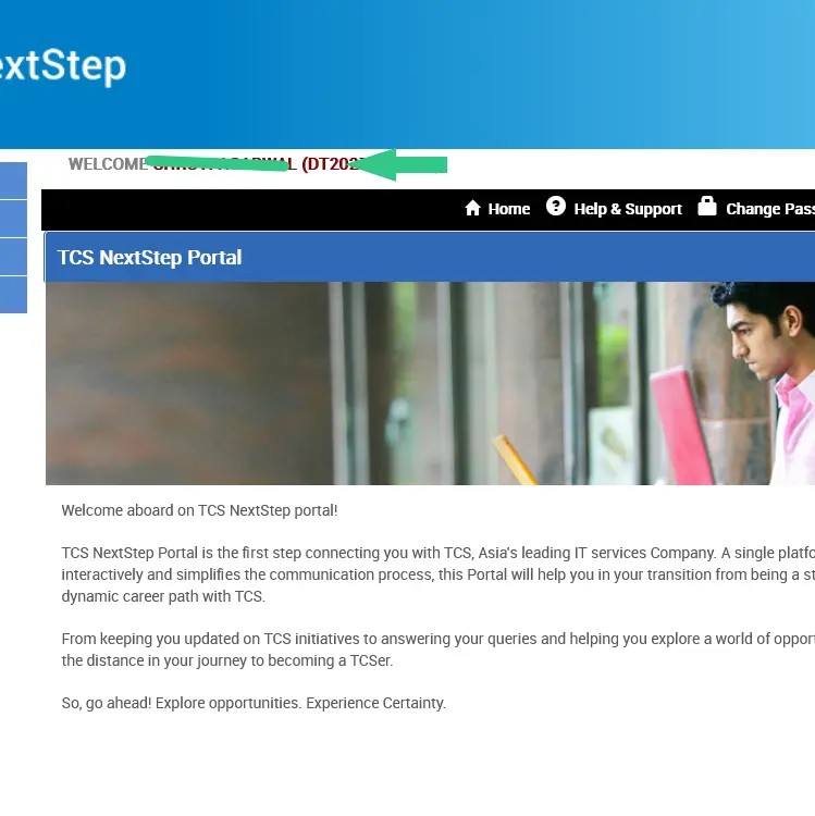 TCS ITP how to apply 5