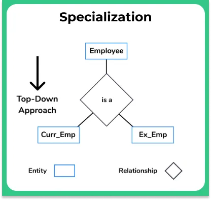 Specialization in DBMS