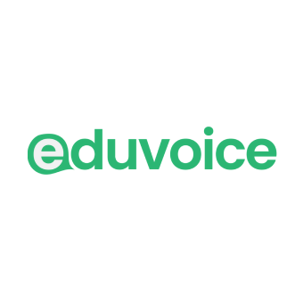 eduvoice white logo