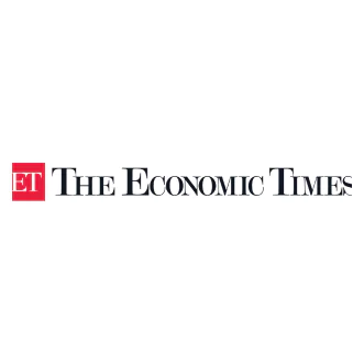 the economic times white logo