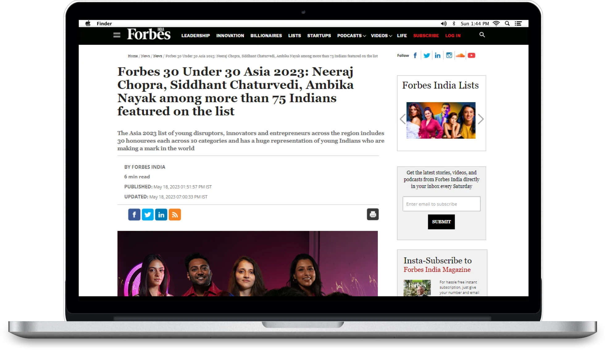 forbes asia 30 under 30